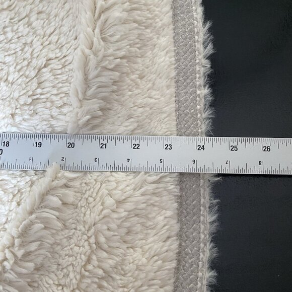 Anthropologie Akemi + Kin Teddy Sherpa Pullover L Cozy Winter Cabincore Hooded - Picture 14 of 14